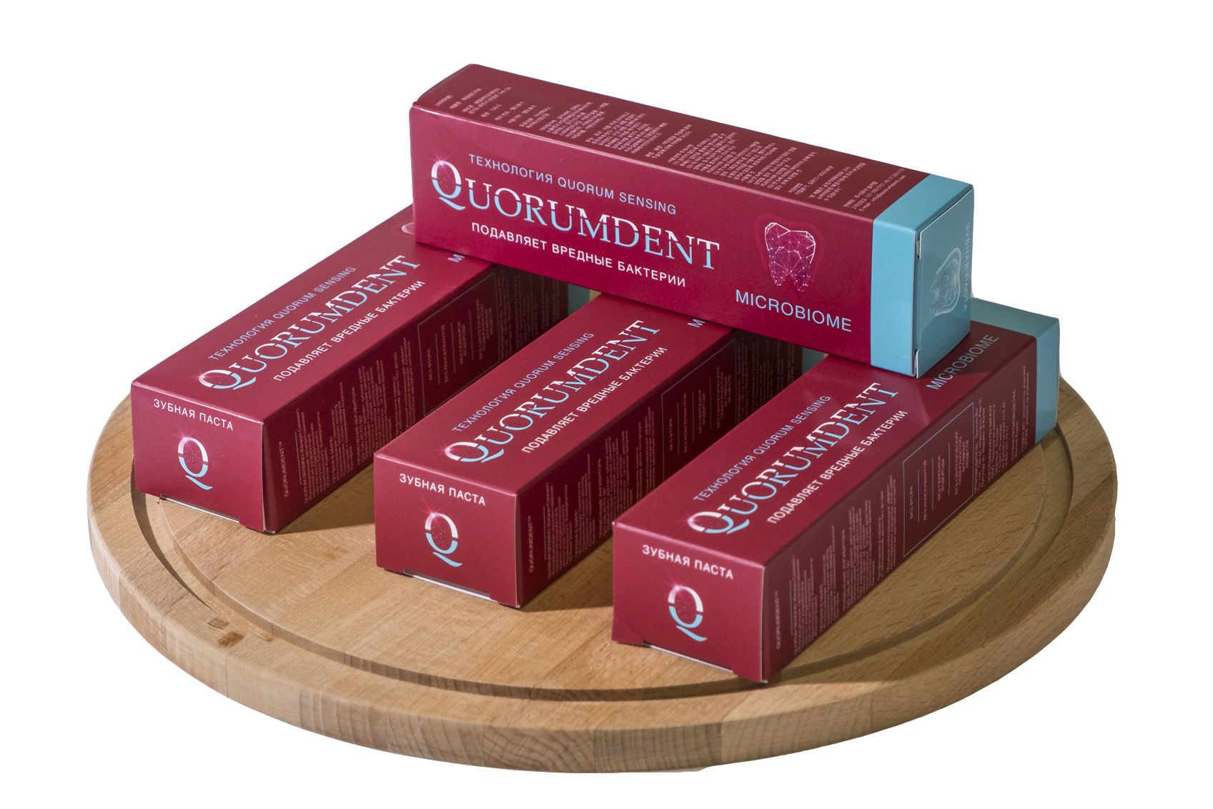 Набор из 4 зубных паст Quorumdent