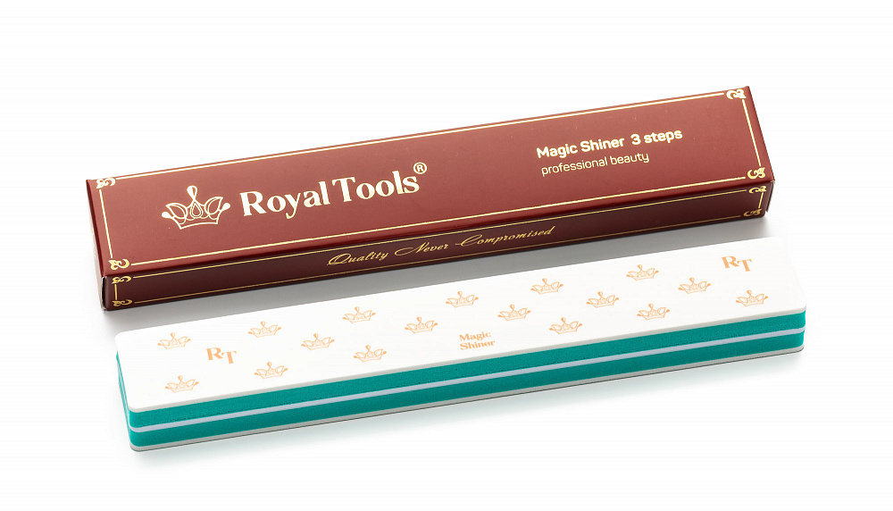Полировка для ногтей «Magic Shiner 3 step» Royal Tools