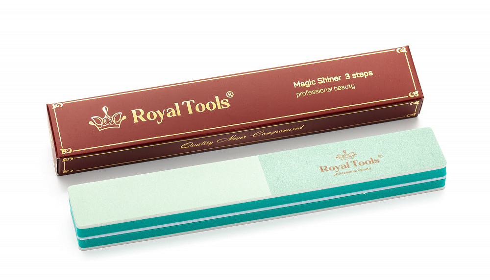 Полировка для ногтей «Magic Shiner 3 step» Royal Tools